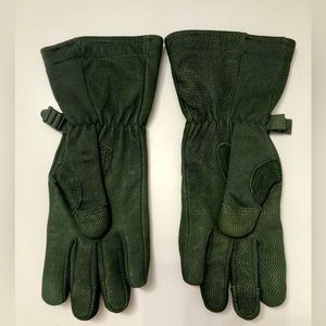 Men's Gore-tex Cold Weather Green Flyers Military Glove Goatskin Medium